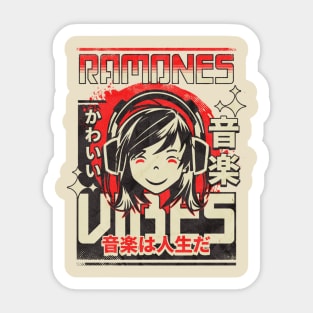 ramones Vibes Music Sticker